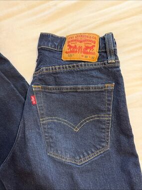 Levi's Dark Blue Slim Straight Men's Jeans